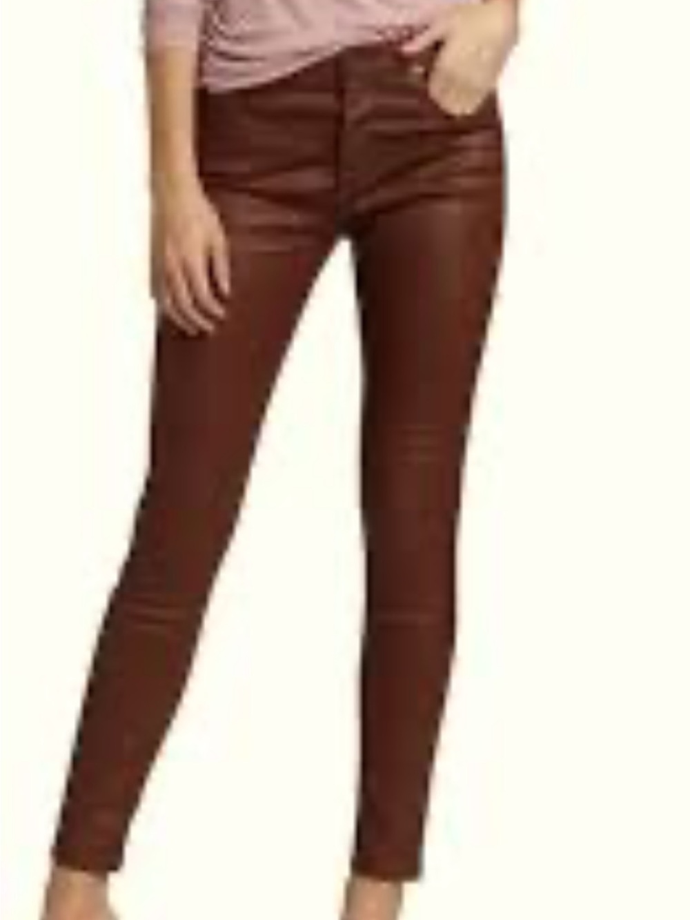 AG Adriano Goldschmied Chocolate Skinny Pants